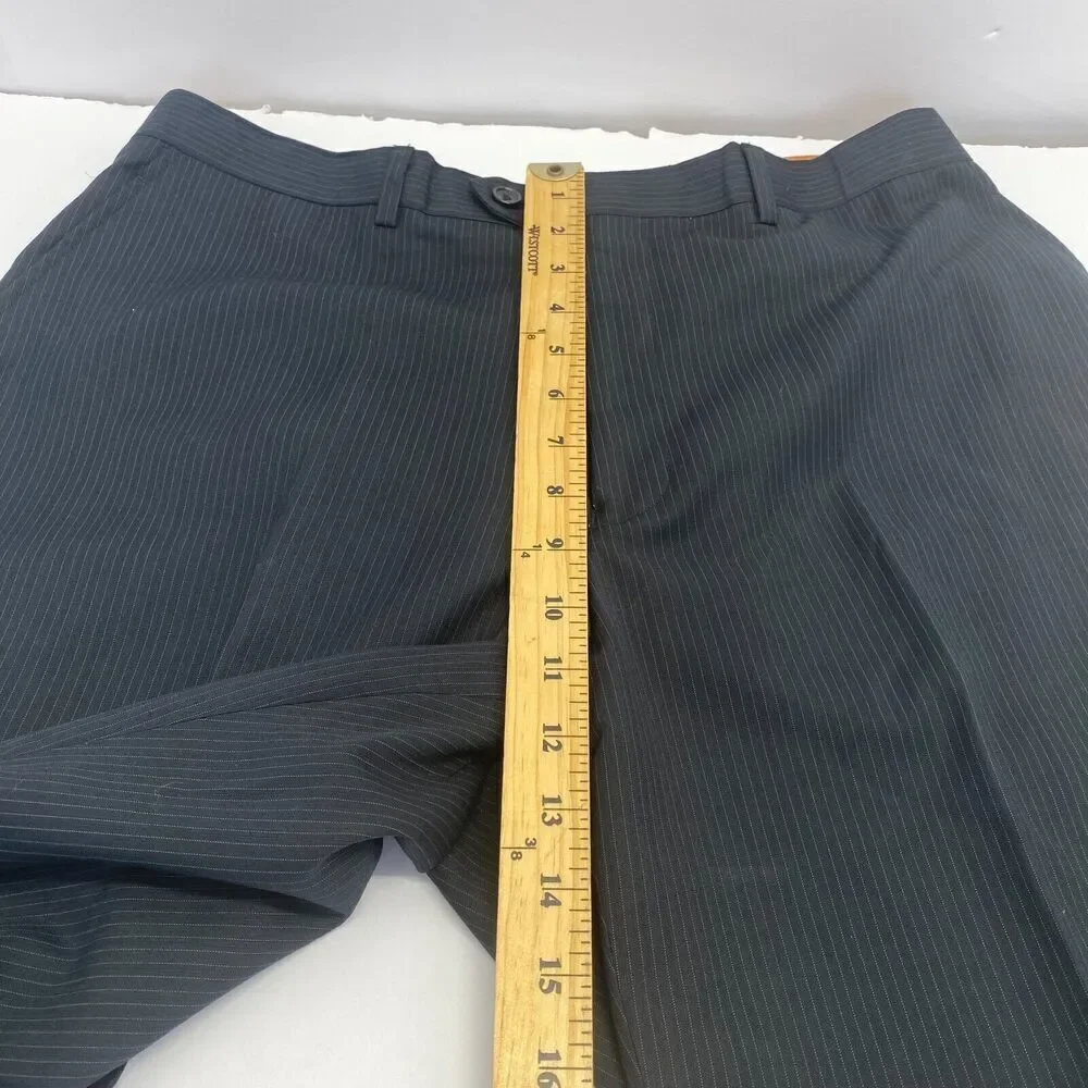 Tzarelli Designed Italy Men’s Wool Dress Pants Size 38R Black